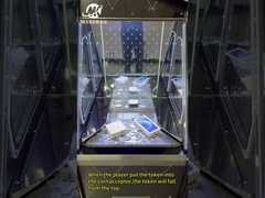 เครื่องผลักเหรียญผู้เล่นเดียวแบบใหม่ เครื่องผลักเหรียญเกม Arcade